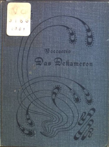 Das dekameron des boccaccio - des,