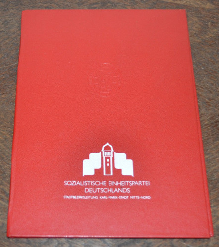 Ddr urkundenmappe sed - urkundenmappe,