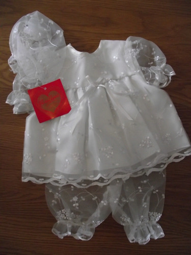 Vintage besticktes weisses - besticktes,