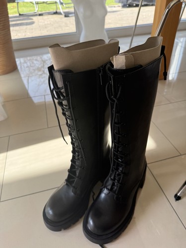Zara stiefel schwarz - zara, 37