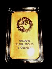 1g ein Gramm Fine Gold 999  Barren 1 Unze