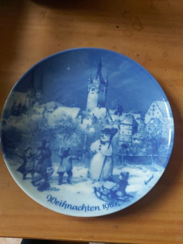 Weihnachtsteller berlin 1985 - weihnachtsteller,