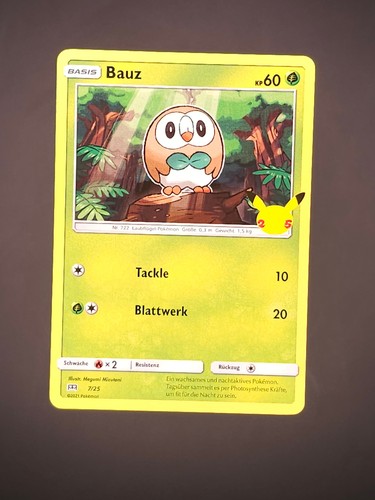 Pokémon karte bauz 7 25 - pokémon,