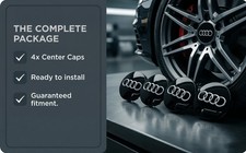 4pcs 60MM Allufelge 4B0601170