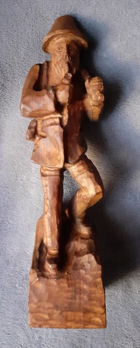 Vintage holz geschnitzt - holz,