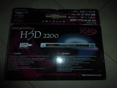 Dvd player xoro - hsd, usb