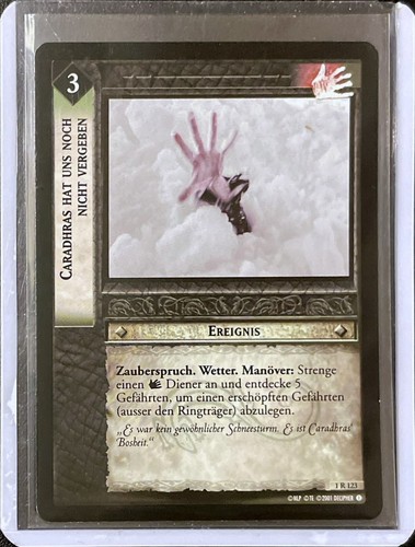 Lotr tcg caradhras - caradhras, has