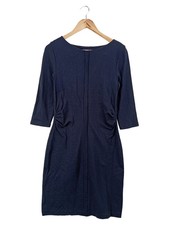 S.OLIVER SELECTION Damen Etuikleid Business Kleid Gr. 40 L Blau Elegant