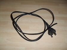 Kabel mit Stecker  165 cm Anschlußkabel 2-adrig Kupferkabel  Flachkabel schwarz
