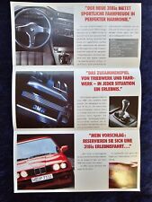 BMW 3er E30 318iS  Prospekt, mit Roberto Ravaglia
