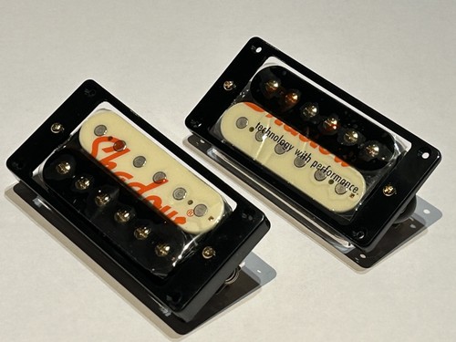 Zebra humbucker set shadow - zebra,