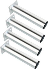Qrity 250 mm Höhe Möbelbeine Schrankfüße Aluminiumlegierung Küchenfüße Sofafüße 