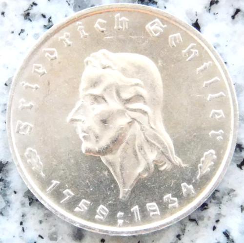Reichsmark 1934 friedrich - 5,