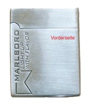 Feuerzeug MARLBORO LIGHT UP WITH FLAVOR Sturmfeuerzeug, Jetflame, Gasfeuerzeug