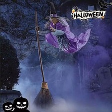 6ft Mondlicht Magische Riesige LED Schwebende Hexe Halloween Animatronic