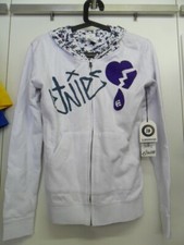 Etnies Jeannie REVERSIBLE Zipper Zip Kapuzensweatjacke Kapuzenpulli Hooded NEU