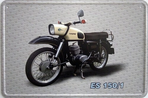 Blechschild motorrad 150 1 - blechschild, mz