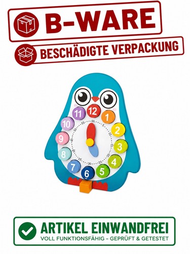 Playtive steckpuzzle uhr spiel - steckpuzzle,