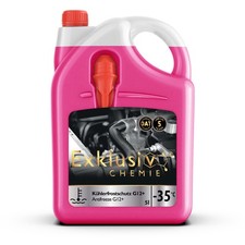 Exklusiv Chemie G12+ Kühlerfrostschutz bis -35°, 5 Liter, Kühlmittel Pink