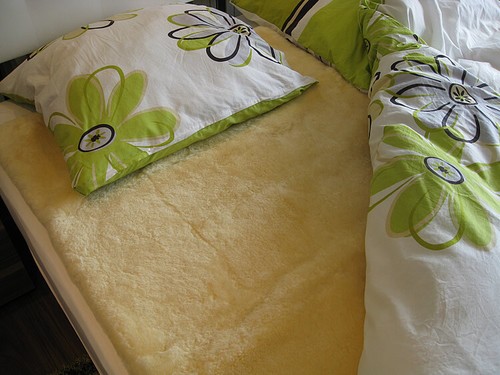 Lammfell bettauflage vollfell - lammfell,