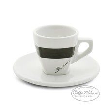 Poccino Espresso Tasse mit Unterteller - Caffe Milano