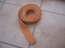 Karate Gürtel, oranger Gürtel, ca. 283 cm lang, 4 cm breit