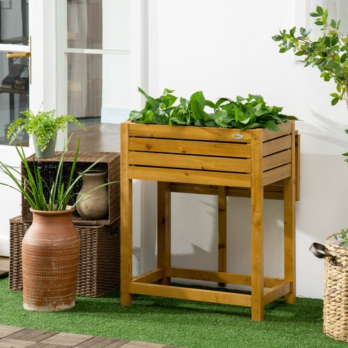 Outsunny hochbeet blumenkasten - outsunny,