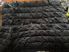 Doctor Bark 3-Sitz Rückbankdecke schwarz Small Hundedecke für Auto gebraucht