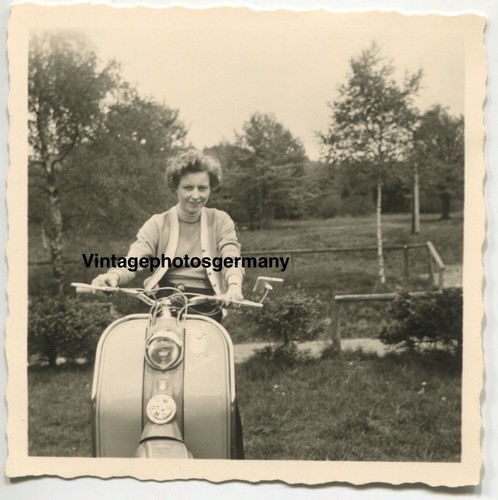 D8219 foto 50er jahre - 50er, vespa