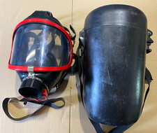 Dräger Panorama Atemschutzmaske Gasmaske Nova rot/schwarz + DOSE ( M45x3)