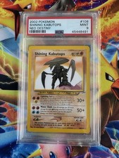 Pokemon Neo Destiny Shining Kabutops PSA 9