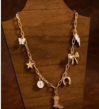 Zara 18K vergoldet Halskette