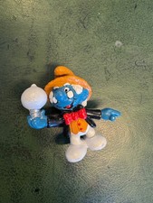 Schleich Schlumpf - Thomas Edison 20504 - Macau Kennung - Smurf - 1984