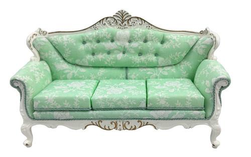 Puppenhaus sofa weiß - weiß, grün