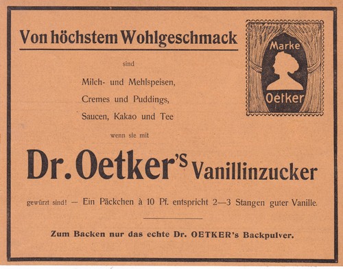 Oetker werbung reklame - werbung, /