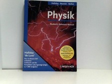 Halliday, David: Physik Students Solutions Manual Christman, J. Richard and Edwa