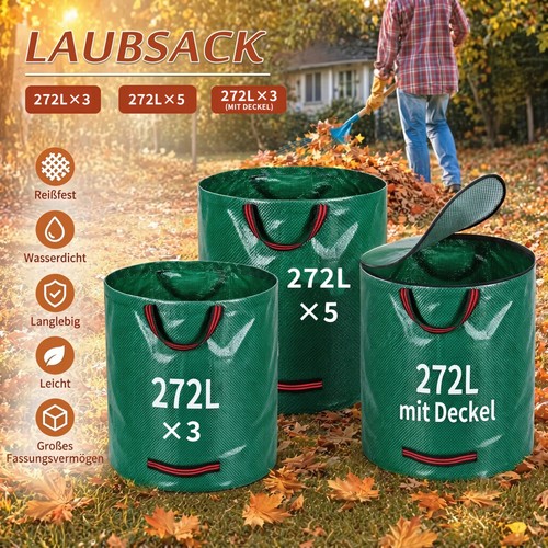 Faltbarer gartensack 272l - gartensack,