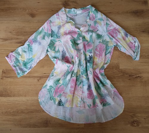 Longbluse pastell bunt xxl - longbluse,
