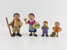 Mecki Hörzu === 4 x Figuren Igel Familie Bully Bullyland kompletter Satz