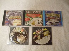 PC Spiele-Konvolut. Rennspiele - Kartenspiele - Mahjongg - Casino - Taxi Rager