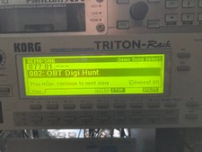 KORG Triton RACK Ersatzbildschirm LCD GLAS Display NEU!!!
