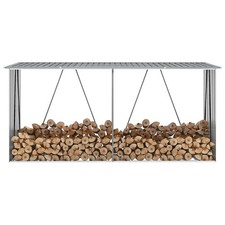 Brennholzlager Stahl