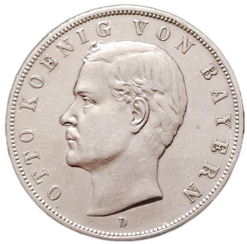 Bayern mark 1909 silber - bayern, 3