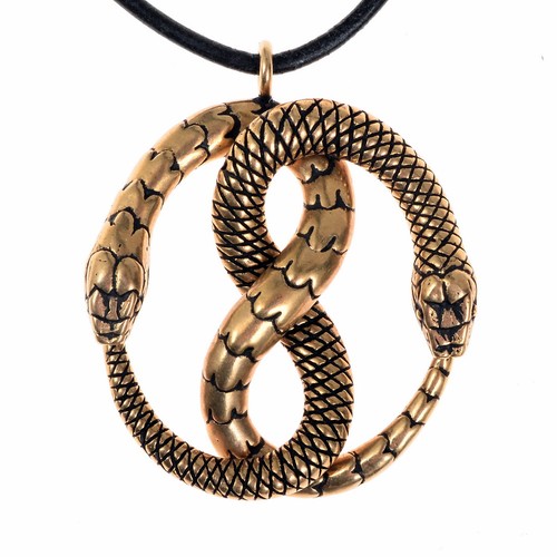 Doppelter ouroboros anhänger - ouroboros,