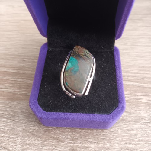 Chrysocola malachit ring - chrysocola/,