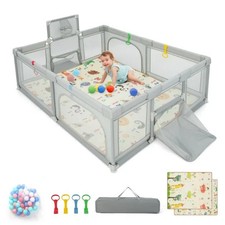Costway grauer großer baby - costway,