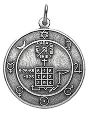 Universal Amulett 925 Silber 30 mm Ø Talisman Anhänger Regeneration Schutz