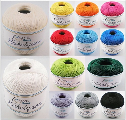 50g rellana häkelgarn crochet - häkelgarn,