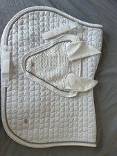 Baumwoll-Schabracke Größe Vs Mit Fliegenhaube C (Kleinpferd)