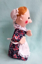 TCM Handpuppe  GROSSMUTTER OMA  Kasperlepuppe aus Stoff TOP